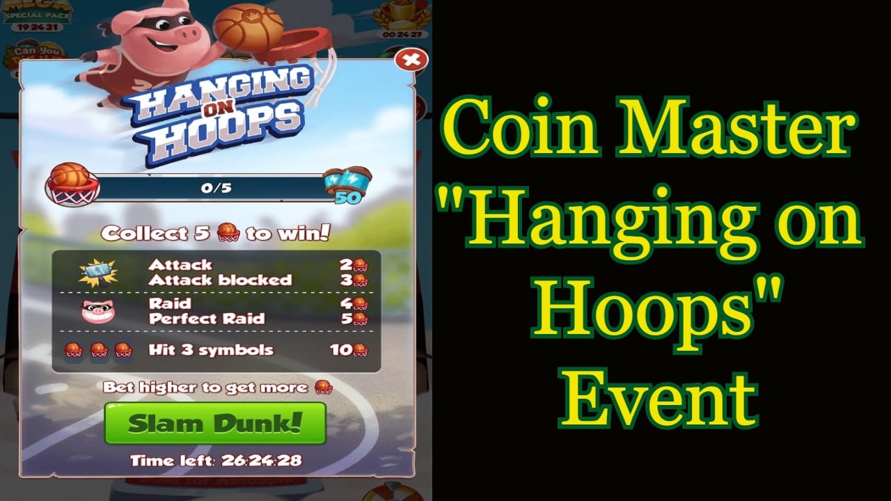 Coin Master Hanging on Hoops Event