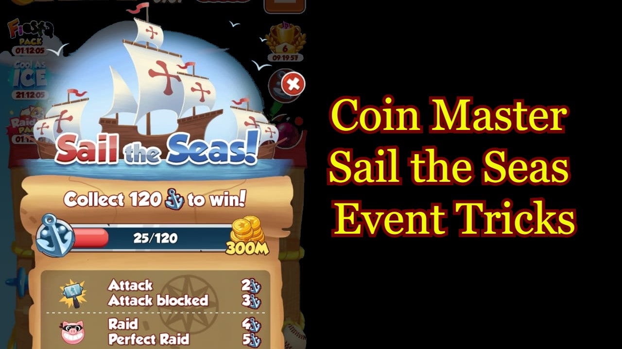 Coin Master Sail the Seas Event Tricks