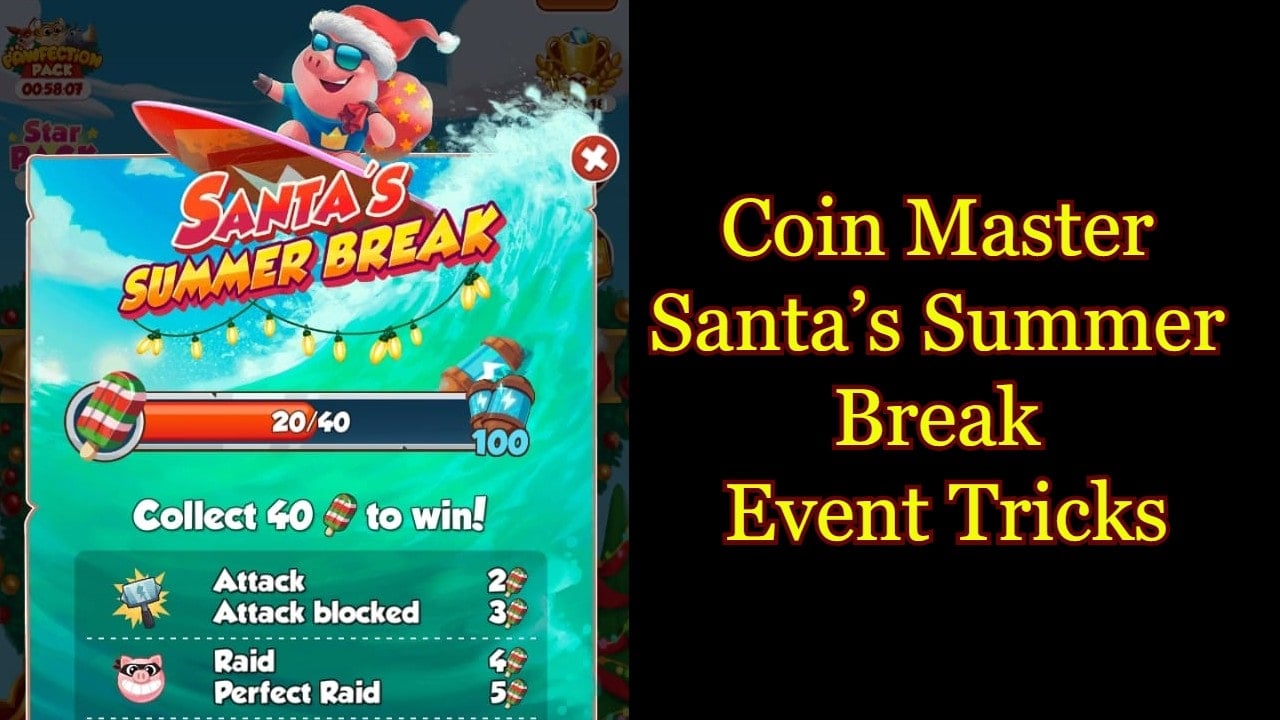 Coin Master Santas Summer Break Event Tricks